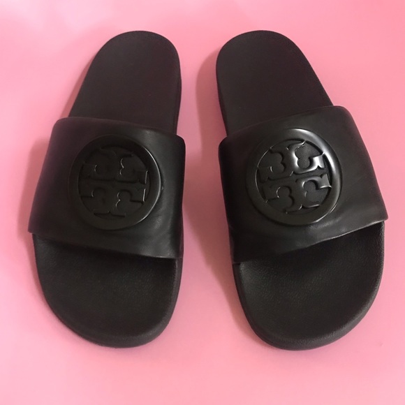 Tory Burch Shoes - Tory Burch Lina slide in black